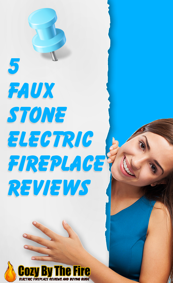 5 faux stone electric fireplaces