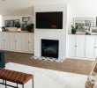 Electric Fireplace with Bookcase Lovely Family Room Makeover How to Not Overwhelmed