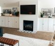 Electric Fireplace with Bookcase Lovely Family Room Makeover How to Not Overwhelmed