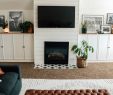 Electric Fireplace with Bookcase Lovely Family Room Makeover How to Not Overwhelmed