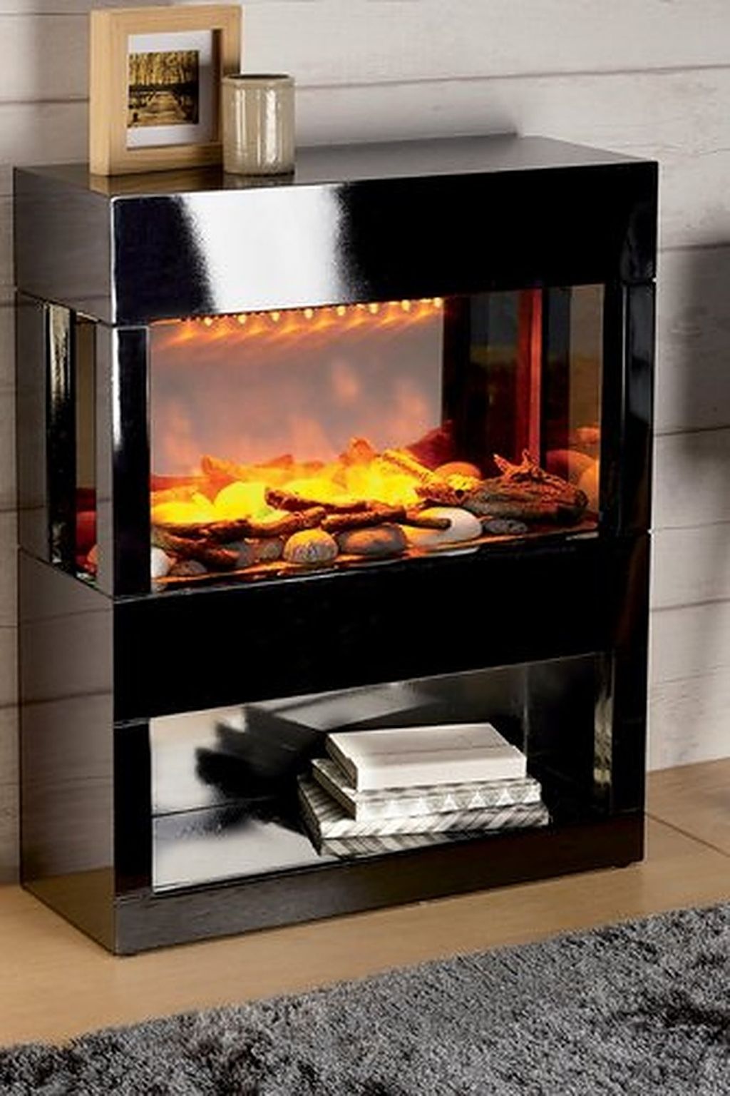 Electric Fireplace with Bookcase Unique Black Electric Fire Place Fireplace Bookcase