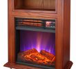 Electric Fireplace with Bookcase Unique Pelfrey Mobile Quartz Electric Fireplace