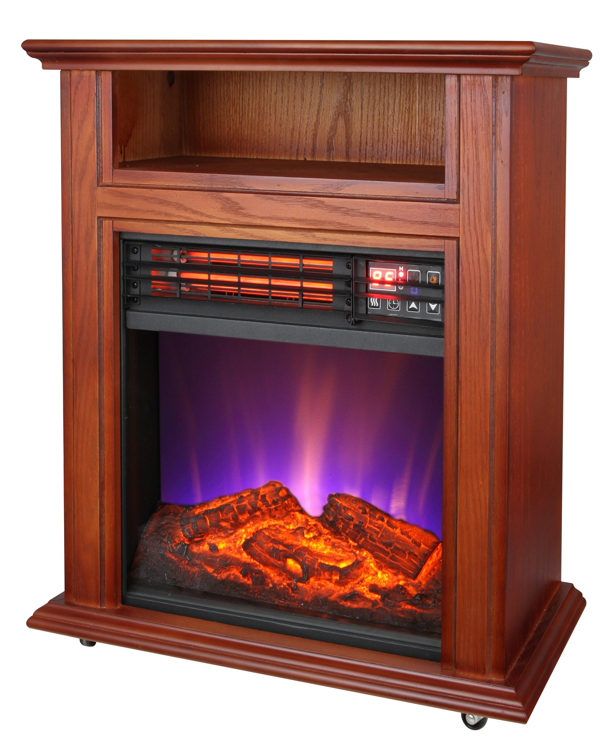 Electric Fireplace with Bookcase Unique Pelfrey Mobile Quartz Electric Fireplace