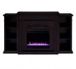 Electric Fireplace with Bookcase Unique southern Enterprises Cardewell Color Changing Electric