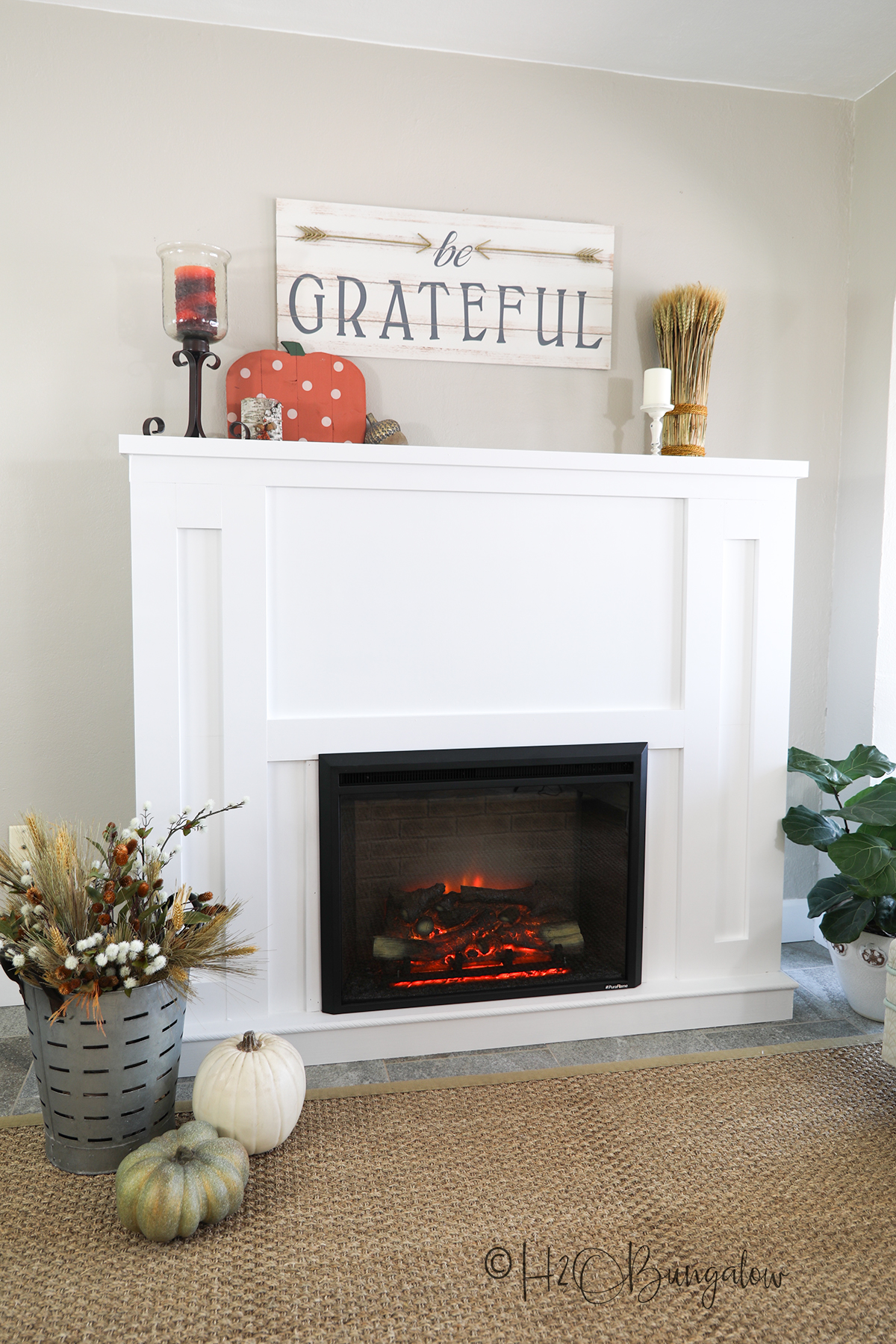 Electric Fireplace with Bookshelf Fresh How to Build A Diy Fireplace with Electric Insert H2obungalow