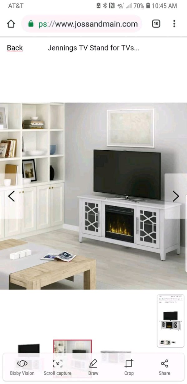 Electric Fireplace with Bookshelf Fresh sold White Electric Fireplace Tv Stand In Stamford Letgo