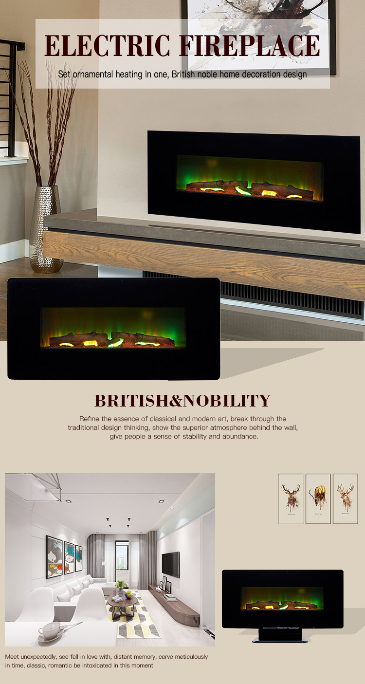 Electric Fireplace with Bookshelf Lovely 36 Inch Freestanding Hanging Fireplace and Wall Mount