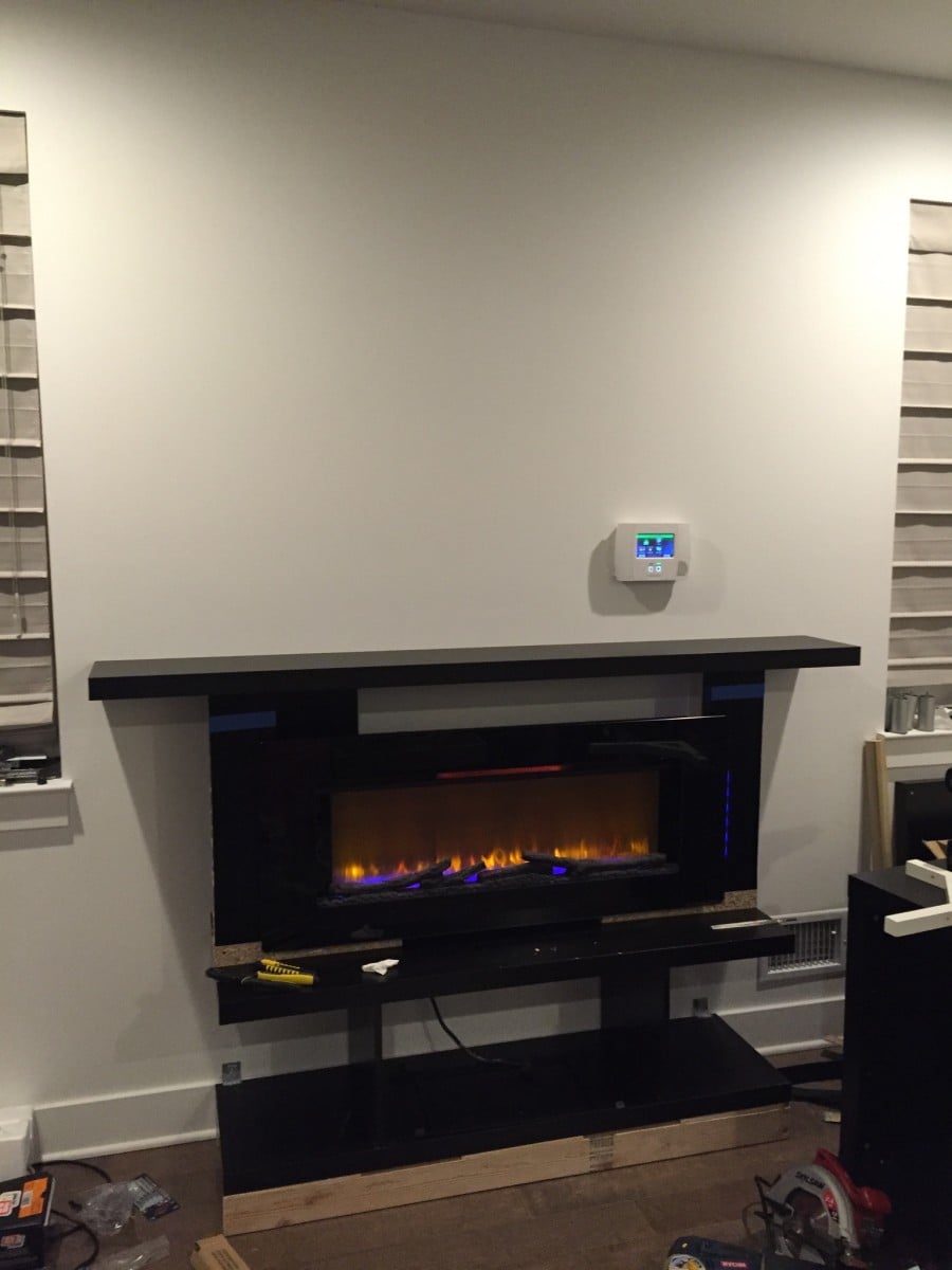 Electric Fireplace with Bookshelf Luxury Custom Built In Fireplace Surround with Mantel Ikea Hackers