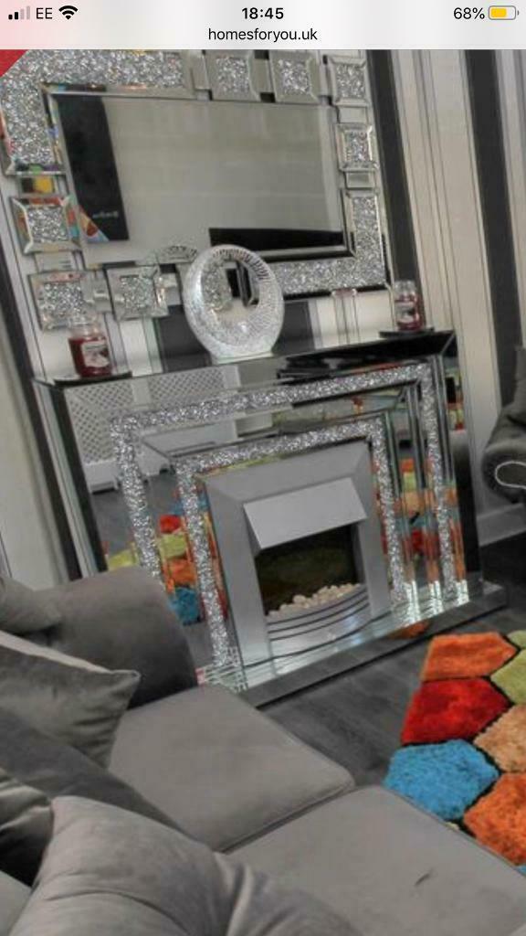 Electric Fireplace with Bookshelf Luxury Stunning Glass and Diamonte Electric Fireplace In Falkirk