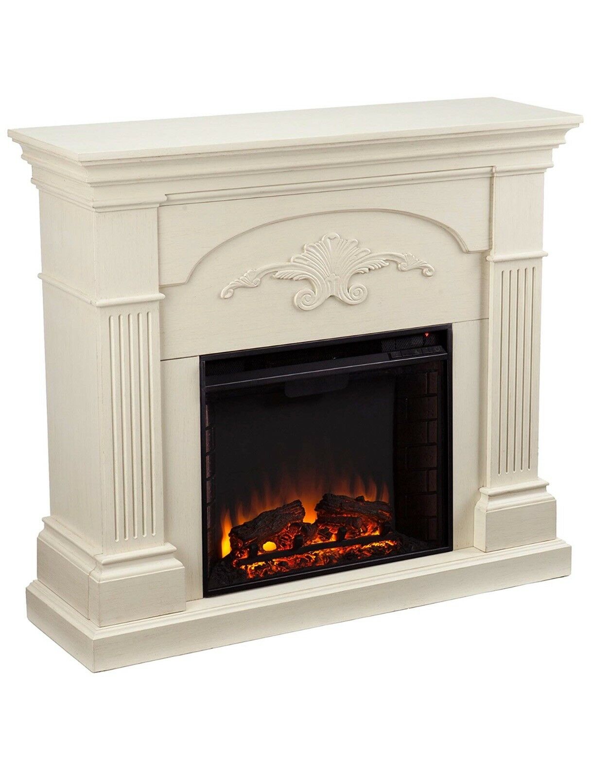 Electric Fireplace with Bookshelf Unique Sei Fe9275 southern Enterprises Sicilian Harvest Electric Fireplace Ivory