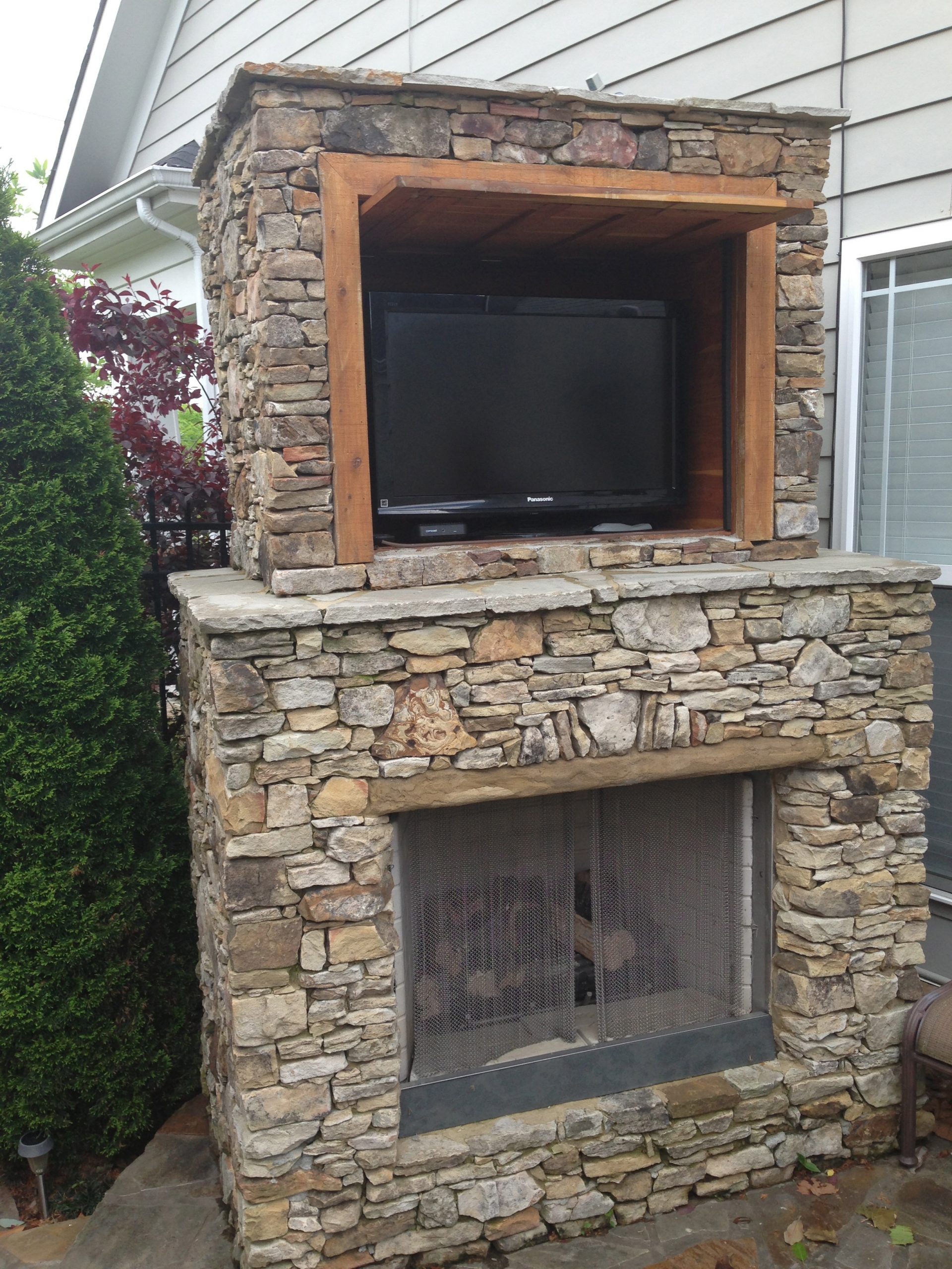 Electric Outdoor Fireplace Lovely Fireplace Tv Patio Backyard Designs Fireplaces Eden Farms