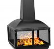 Fireplace and Chimney Authority Beautiful Hansville Steel Charcoal Wood Burning Outdoor Fireplace