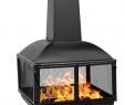 Fireplace and Chimney Authority Beautiful Hansville Steel Charcoal Wood Burning Outdoor Fireplace