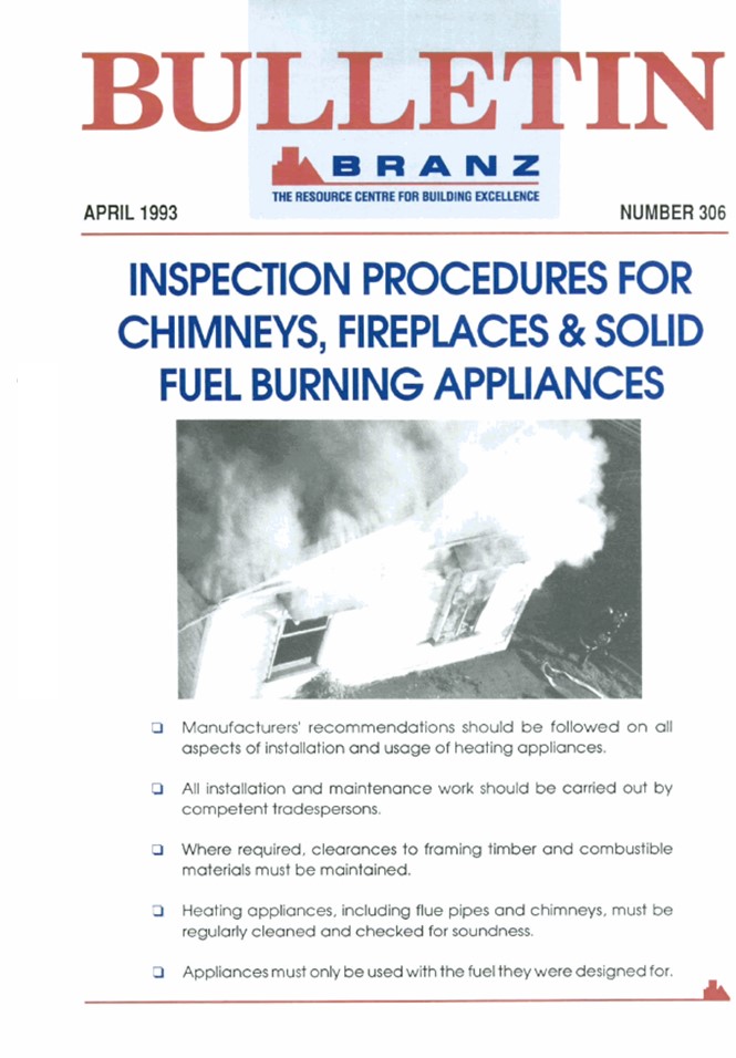Fireplace and Chimney Authority Luxury Bu306 Inspection Procedures for Chimneys Fireplaces