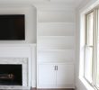 Fireplace Bookshelf Best Of White Built Ins Around the Fireplace before and after