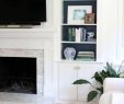 Fireplace Bookshelf Elegant Updating & Adding Cabinet Doors to Built In Bookcases