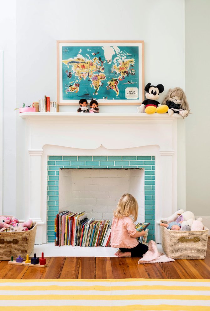 fireplace bookshelf ideas kids traditional with reused ride