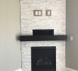 Fireplace Bookshelf Fresh White Fireplace with Wood Mantel Built Ins Shiplap