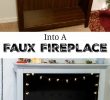 Fireplace Bookshelf Lovely This Old Bookshelf Be Es A Gorgeous Faux Fireplace with