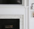 Fireplace Bookshelf Unique White Built Ins Around the Fireplace before and after