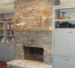 Fireplace Cabinets Beautiful Beige Stone Fireplace with Built Ins – Art Of Stone Gardening
