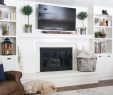 Fireplace Cabinets Best Of Fireplace Remodel Diy Builtins White Cabinets Open Shelving