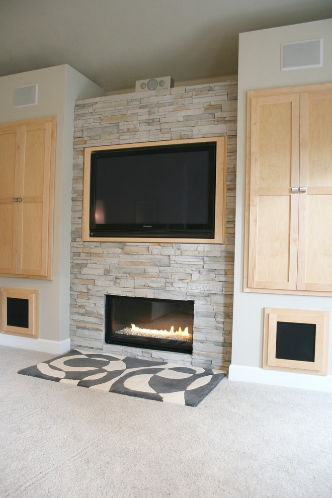 Fireplace Cabinets Elegant Living Room Fireplace Built In Cabinet Detail Modern