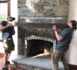 Fireplace Mantel Mounting Hardware Inspirational How to Hang A Wood Mantel On A Stone Fireplace Using Rebar