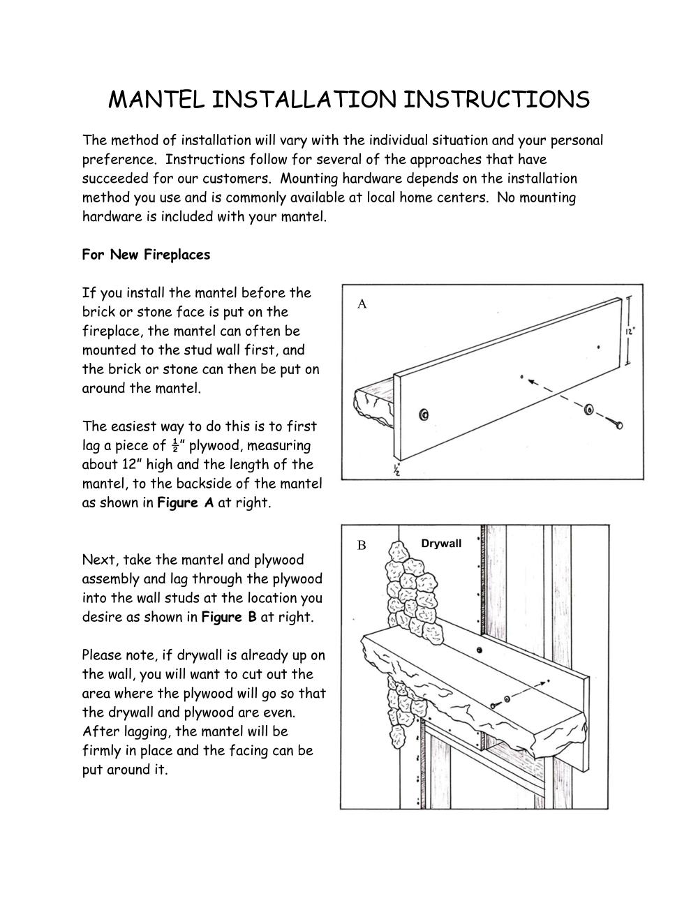 Fireplace Mantel Mounting Hardware New How to Install Cj S Log Mantels