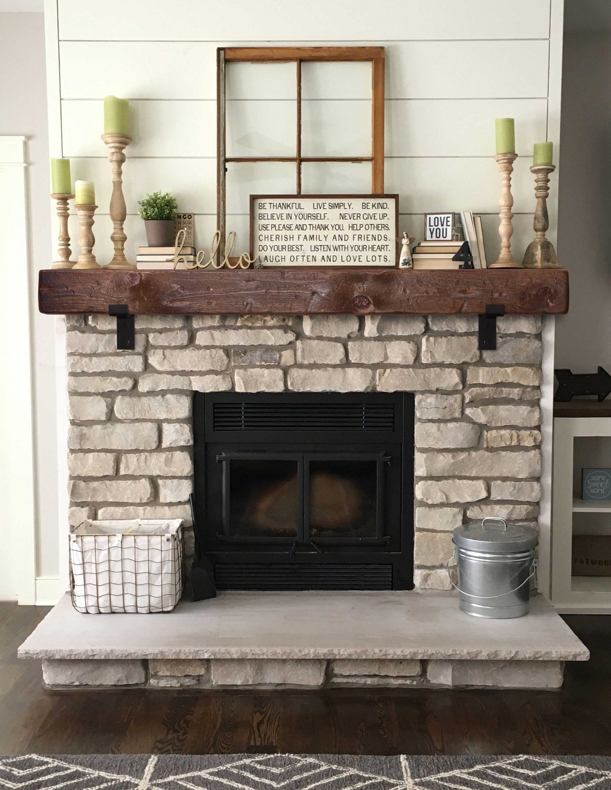 Mantel With Metal Brackets Fireplace Mantel 5x6 6x6 or 5dcee d3e95e c30df9d