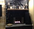 Fireplace Rocks Beautiful Fireplace Lava Rocks Painted Black Gas Insert with Glass