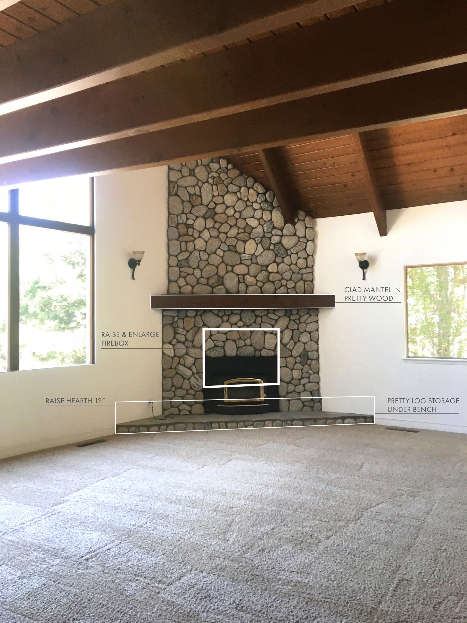 Fireplace Rocks Beautiful I Design You Decide Mountain Fixer Upper the Fireplace