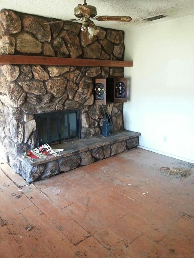 Fireplace Rocks Beautiful Painting Huge Rock Fireplace