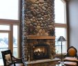 Fireplace Rocks Elegant Diy River Rock Fireplace