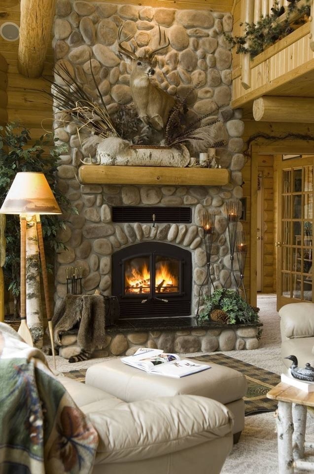 Fireplace Rocks Inspirational 34 Beautiful Stone Fireplaces that Rock