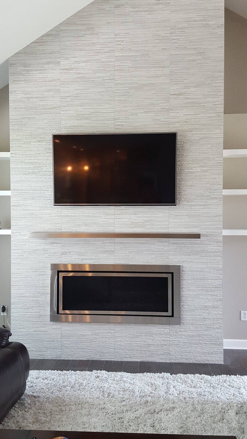 Fireplace Warehouse Etc Beautiful solid Hairline Stainless 0 8 Mm Laminated Floating Shelves