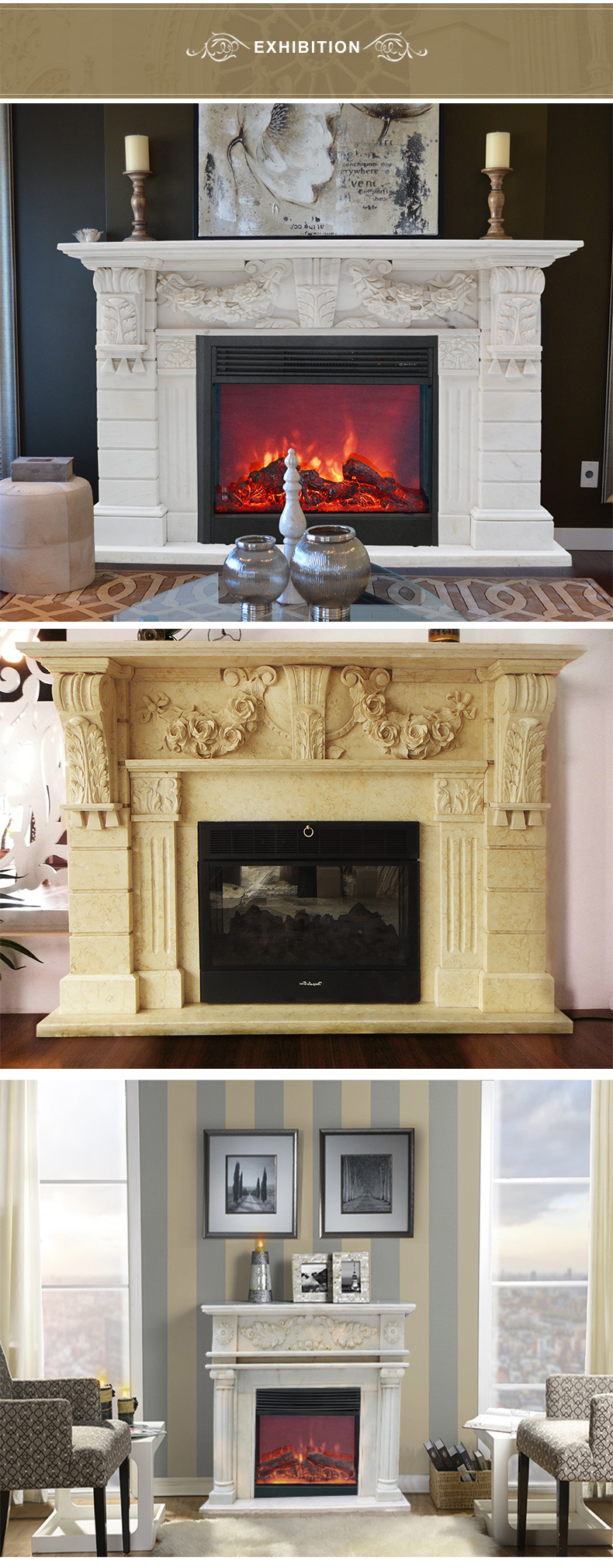 Fireplace Warehouse Etc Luxury White Marble Stone Limestone Travertine Fireplace Mantel
