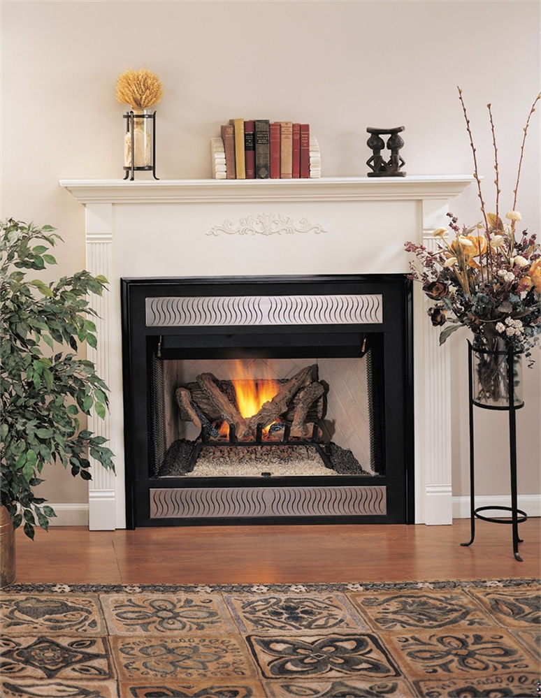 Kingsman Fireplace Luxury Vantage Hearth B Vent Gas Fireplace Premium Traditional