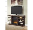 Kmart Fireplace Tv Stand Awesome Furnituremaxx Krathrie Dark Brown Tv Stand with Stone