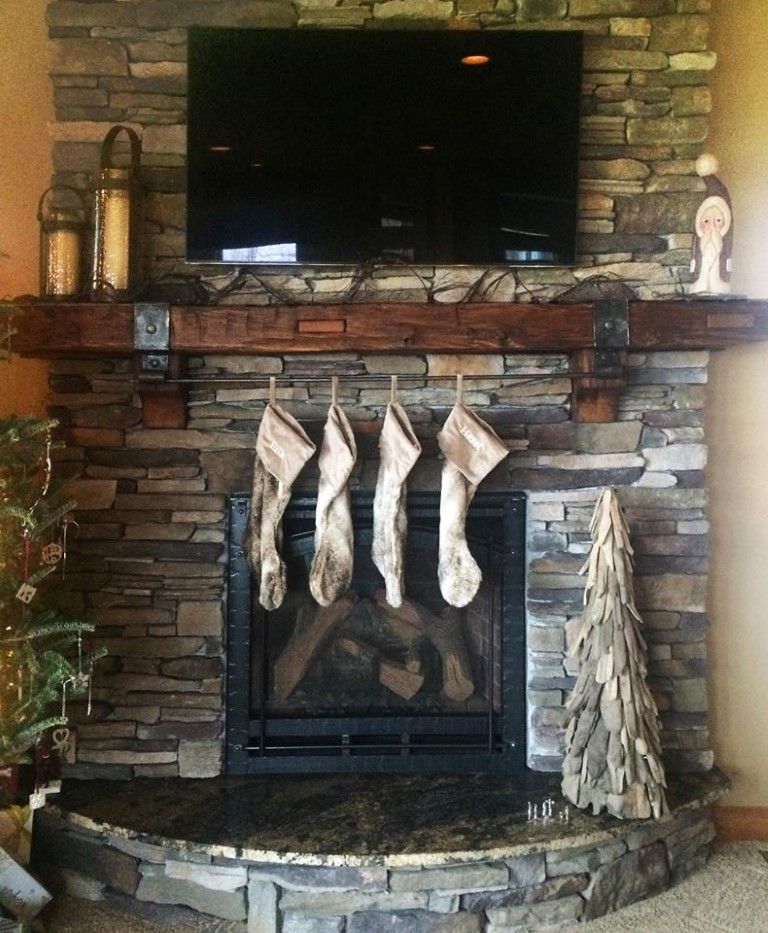 Metal Fireplace Mantel Beautiful Custom Hand Hewn Mantel with Christmas Stocking Ironwork by