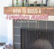 Metal Fireplace Mantel Fresh How to Build A Fireplace Mantel Easy Diy A Blossoming Life