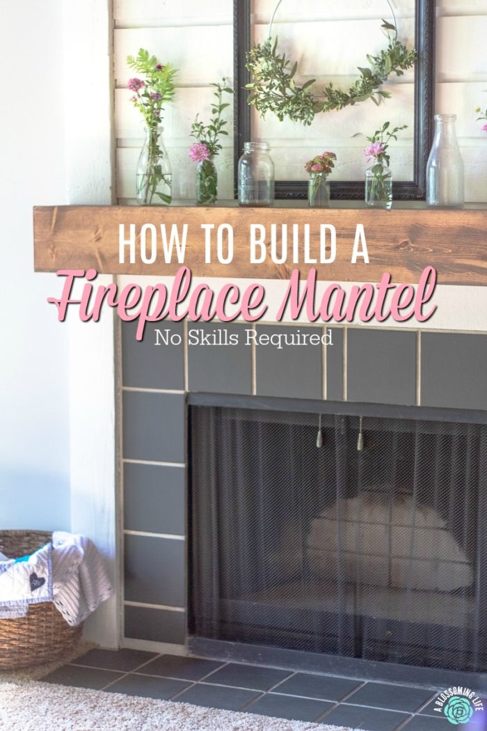 Metal Fireplace Mantel Fresh How to Build A Fireplace Mantel Easy Diy A Blossoming Life