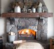 Metal Fireplace Mantel New Metal Filled Winter Fireplace Mantel