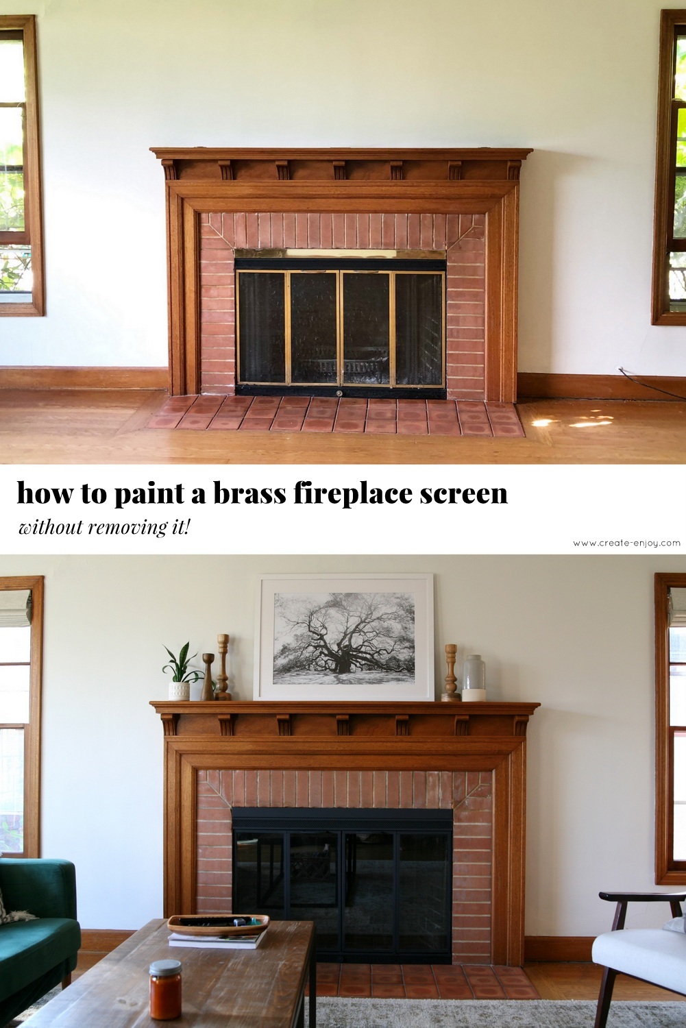 Modern Fireplace Screens Awesome How to Paint A Brass Fireplace Screen without Removing It