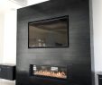 Modern Fireplace Screens Elegant Ebony Planc format Tile Modern Fireplace