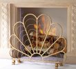 Modern Fireplace Screens New Gold Fireplace Screen