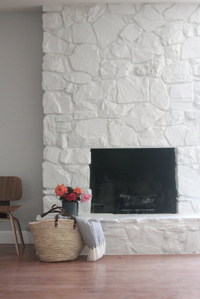 Sandstone Fireplace Hearths Elegant How to Painting the Stone Fireplace White Greige Design