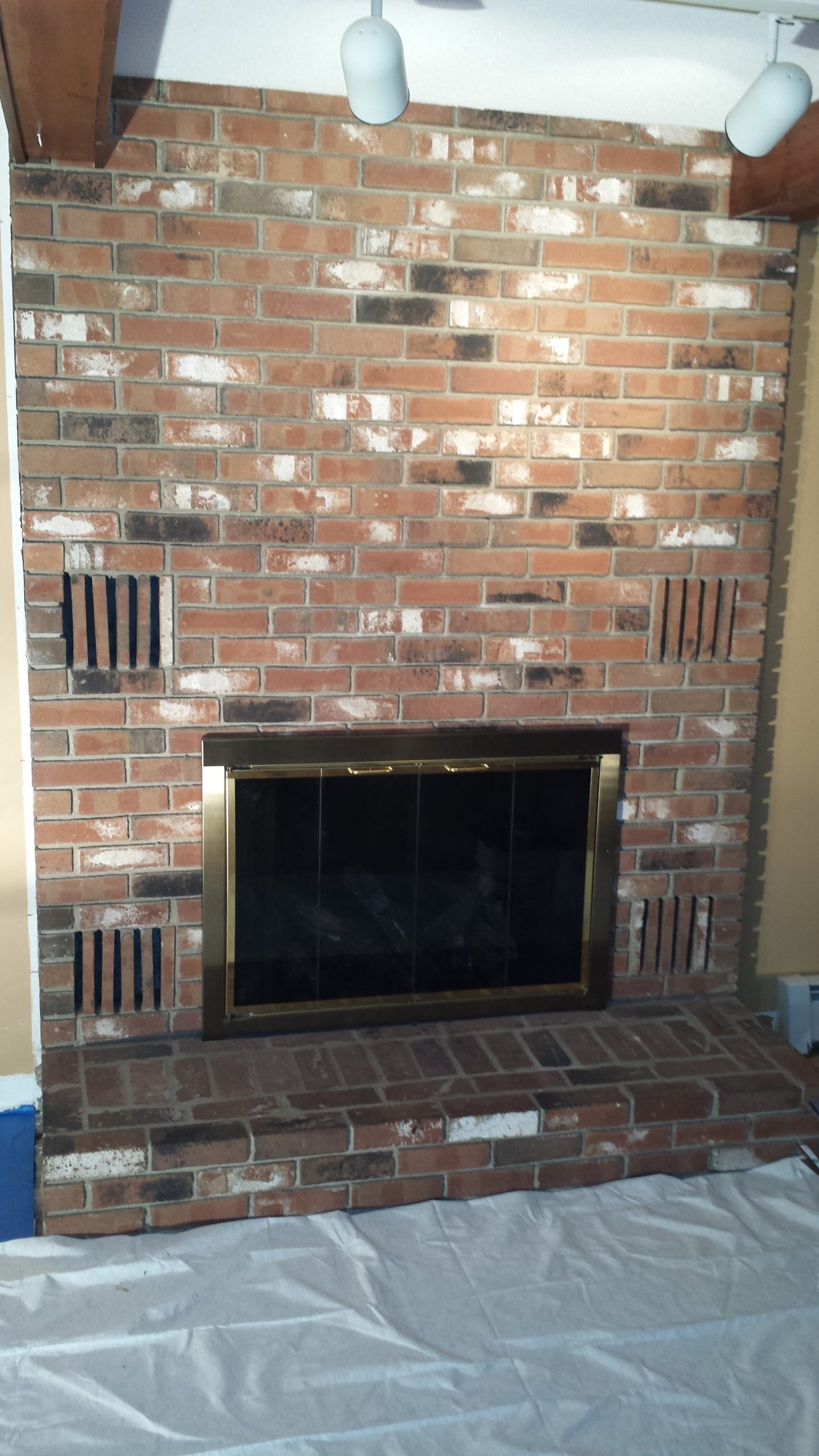 Sandstone Fireplace Hearths New Aztec Xl Stone Veneer Fireplace before and after