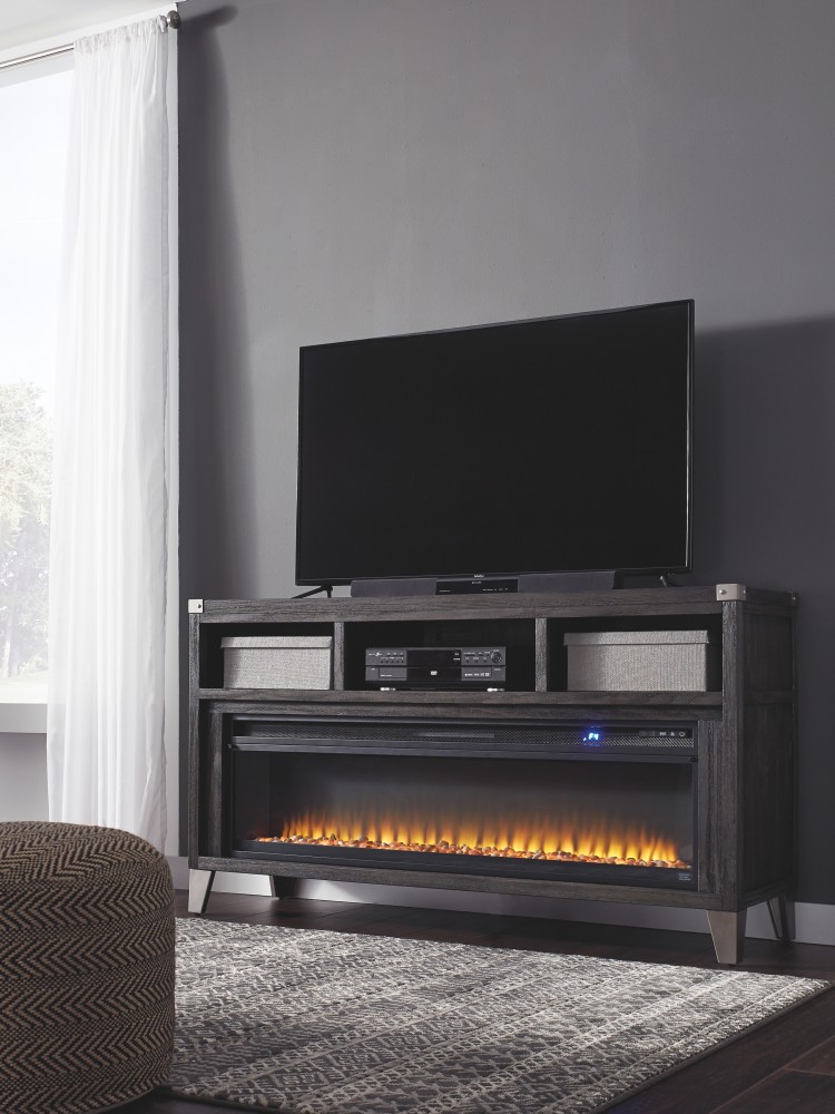 Two Sided Electric Fireplace Beautiful todoe 65" Tv Stand with Electric Fireplace