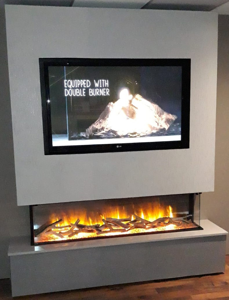 Two Sided Electric Fireplace Elegant Electric Fires Electric Fires